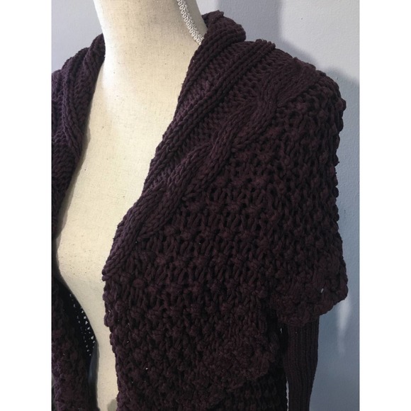 Cotton by Autumn Cashmere Knit Cardigan Sz Small - Picture 3 of 8